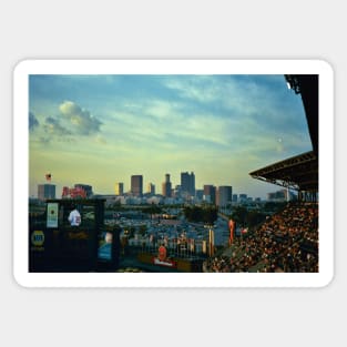 Atlanta Skyline from Turner Field Sticker